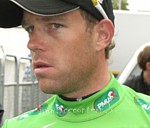 Kim Kirchen apr�s la quatri�me �tape du Tour de France 2008